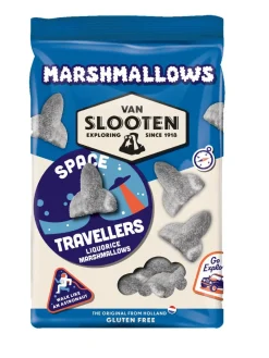 Fashion van-slooten Rocket Shaped Liquoirce Flavoured Marshmallow