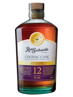 Sale ron-sostenible Ron Sostenible 12y Cognac Cask Domenican Rum 43% 0.7L