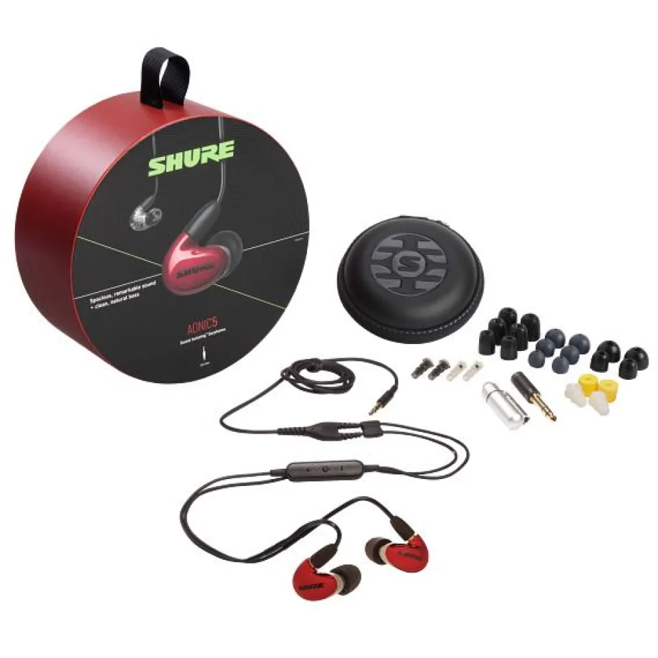 Sale shure AONIC 5 Sound Isolating Earphones - spacious, remarkable sound & clean, natural bass