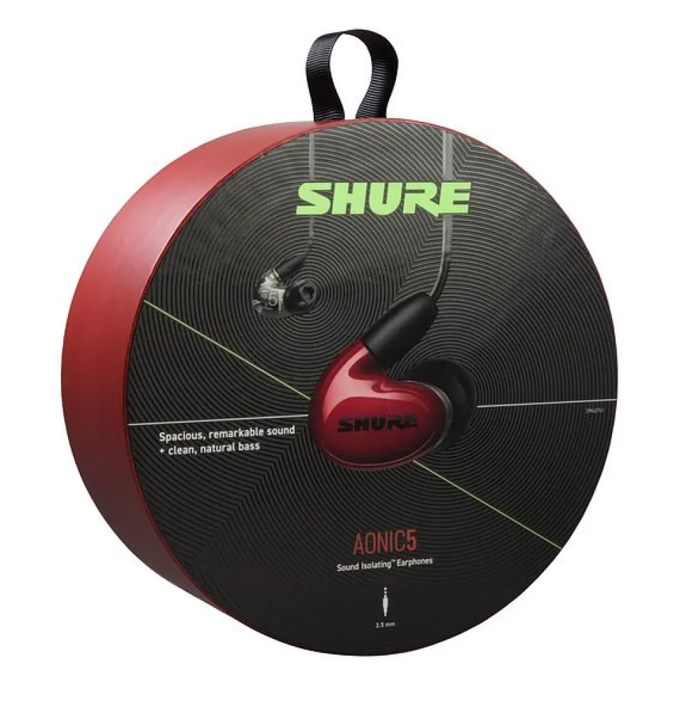 Sale shure AONIC 5 Sound Isolating Earphones - spacious, remarkable sound & clean, natural bass