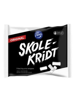 Online skolekridt Filled liquorice dragées 400g