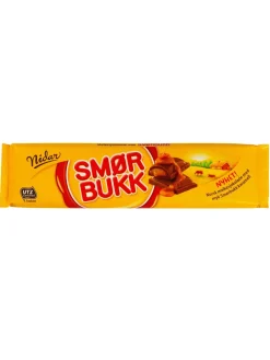 Clearance smorbukk Smørbukk chocolate bar with creamy caramel filling 155g