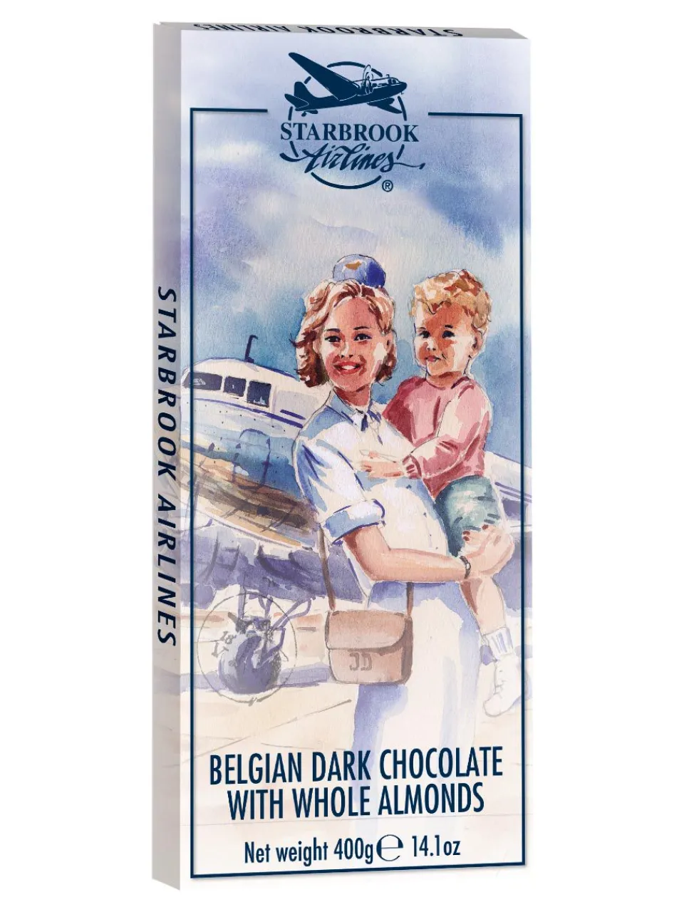 Sale starbrook chocolate giant dark almonds 400g