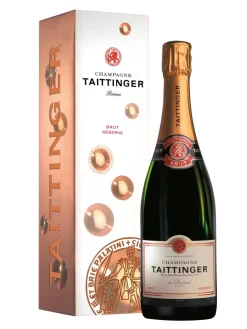 Online taittinger , Brut Réserve, brut, white, (gift box), 0.75L