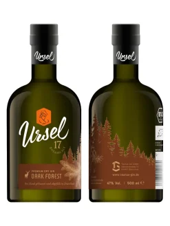 Hot taunus-gin Taunus Dark Forest Dry Gin Ursel organic 47% 0.5L