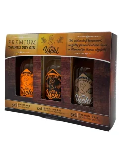 Clearance taunus-gin Taunus Gift Box Dry Gin Ursel organic 47% 3x0.05L