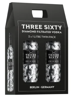Outlet three-sixty Three Sixty Vodka Twin Pack 37.5% 2x1L
