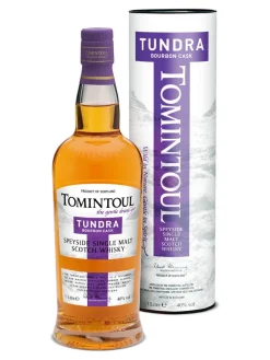 New tomintoul Tundra Bourbon Cask Speyside Single Malt Scotch Whisky 40% 1L gift pack