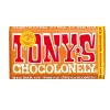 Best tonys Tony's Chocolonely Fairtrade milkchocolate with at least 32% cacao solids and caramel and seasalt. Made in Belgian. 240g