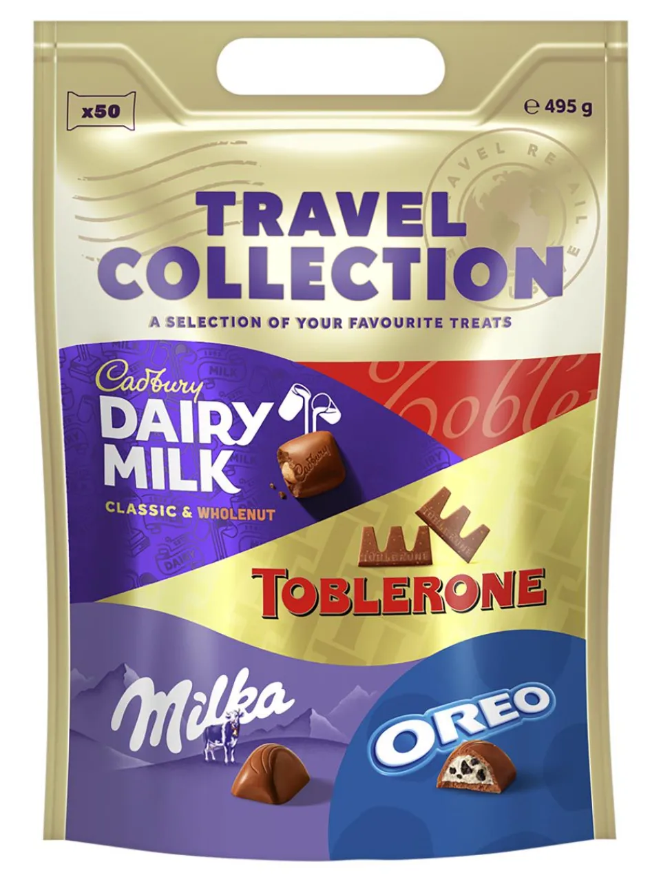 Clearance milka Travel Collection Mix Pouch 495g