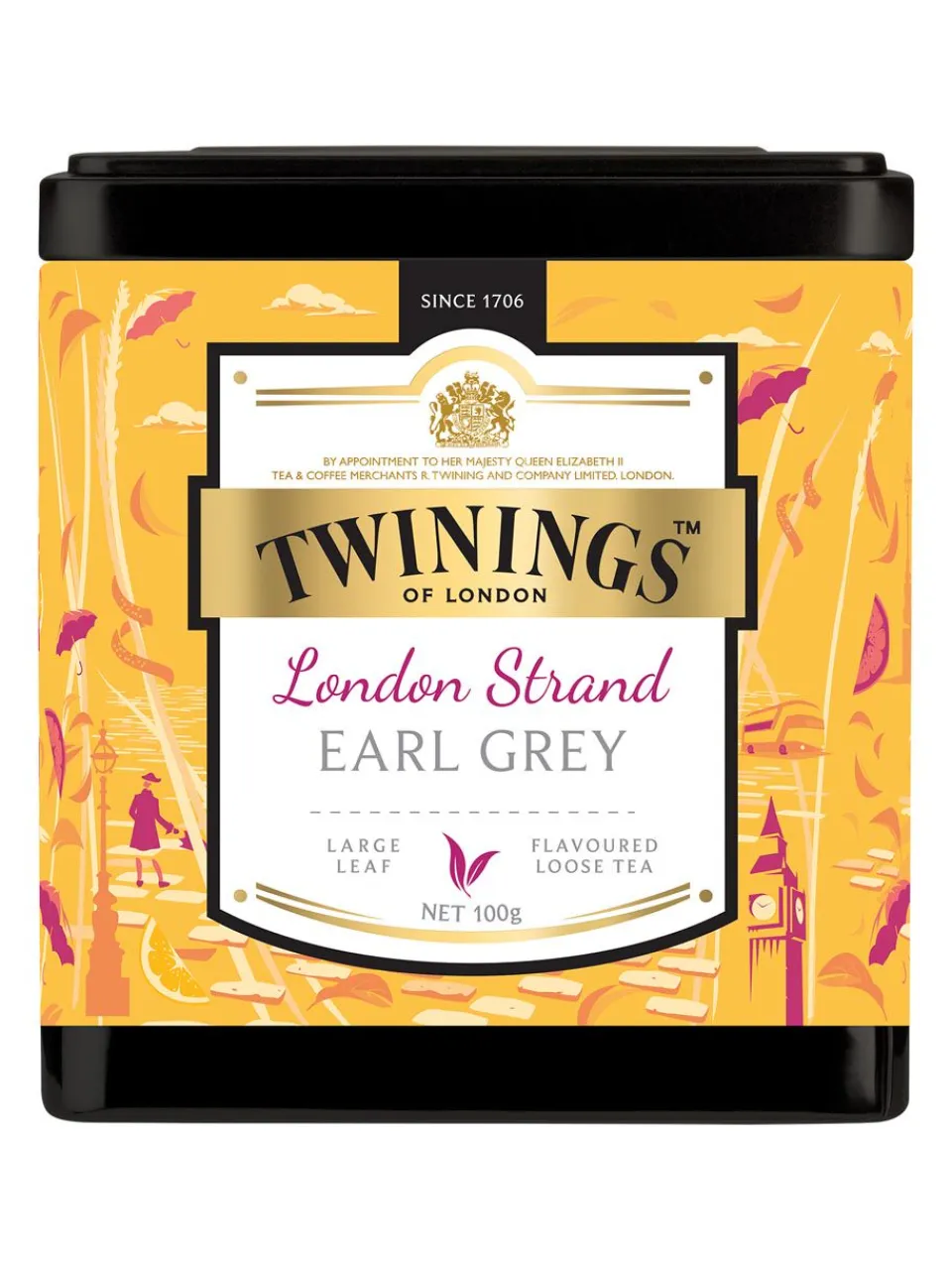 Clearance twinings London Strand Earl Grey 100g Tin