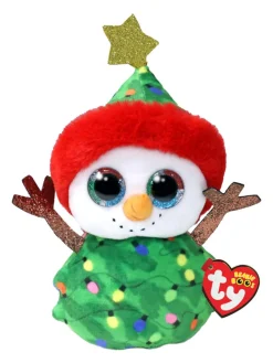 Sale ty , Beanie Boos Regular 6in, GARLAND - snowman reg