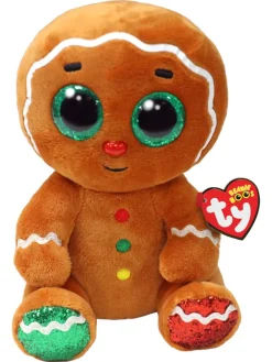 New ty , Beanie Boos Regular 6in, CRUMBLE - gingerbread reg