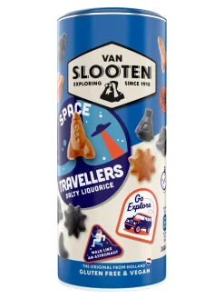 Hot van-slooten Van Slooten Space Travellers 360g Vegan and Gluten Free - Salty Liquorice