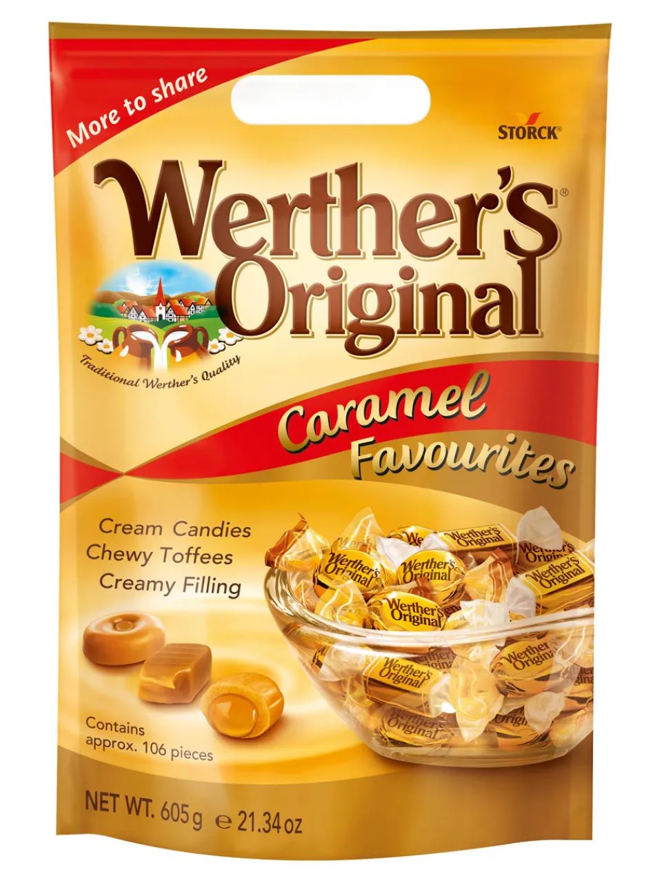 Online werthers Werther's Original Caramel Favourites 605g