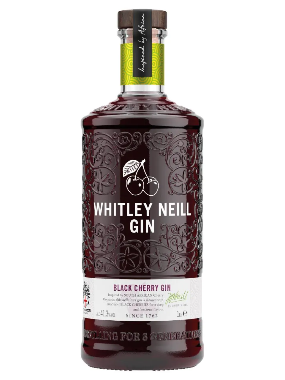 Outlet whitley-neill Whitley Neill Black Cherry Gin 43% 1L