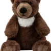 Clearance wwf Plush Toys Collection, eco grizzly bear brown - 25 cm - 10"